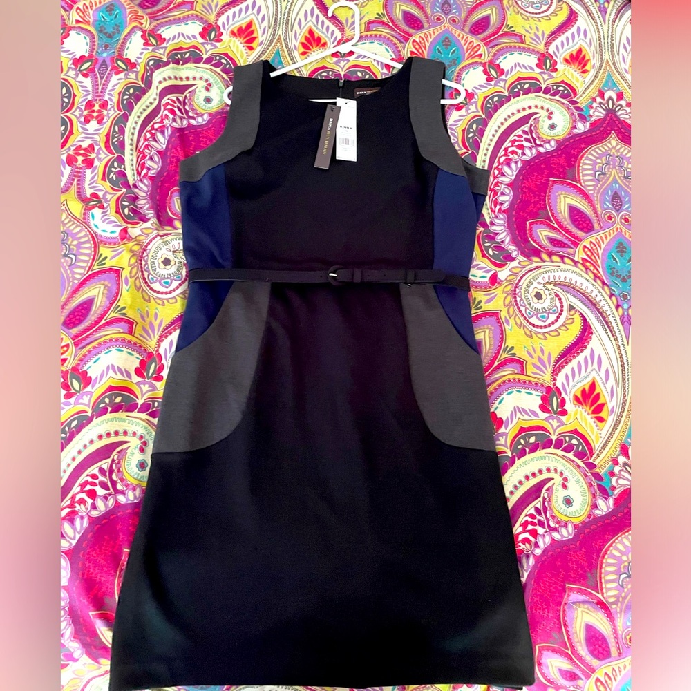 Cute neutral fall work dress!